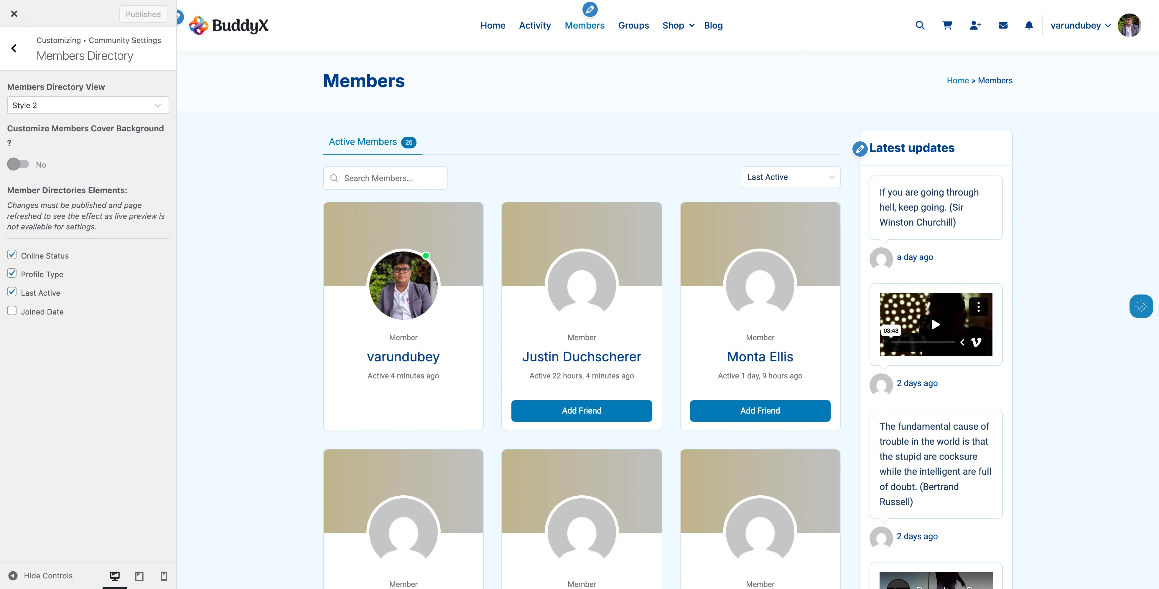 Members Directory Style 2