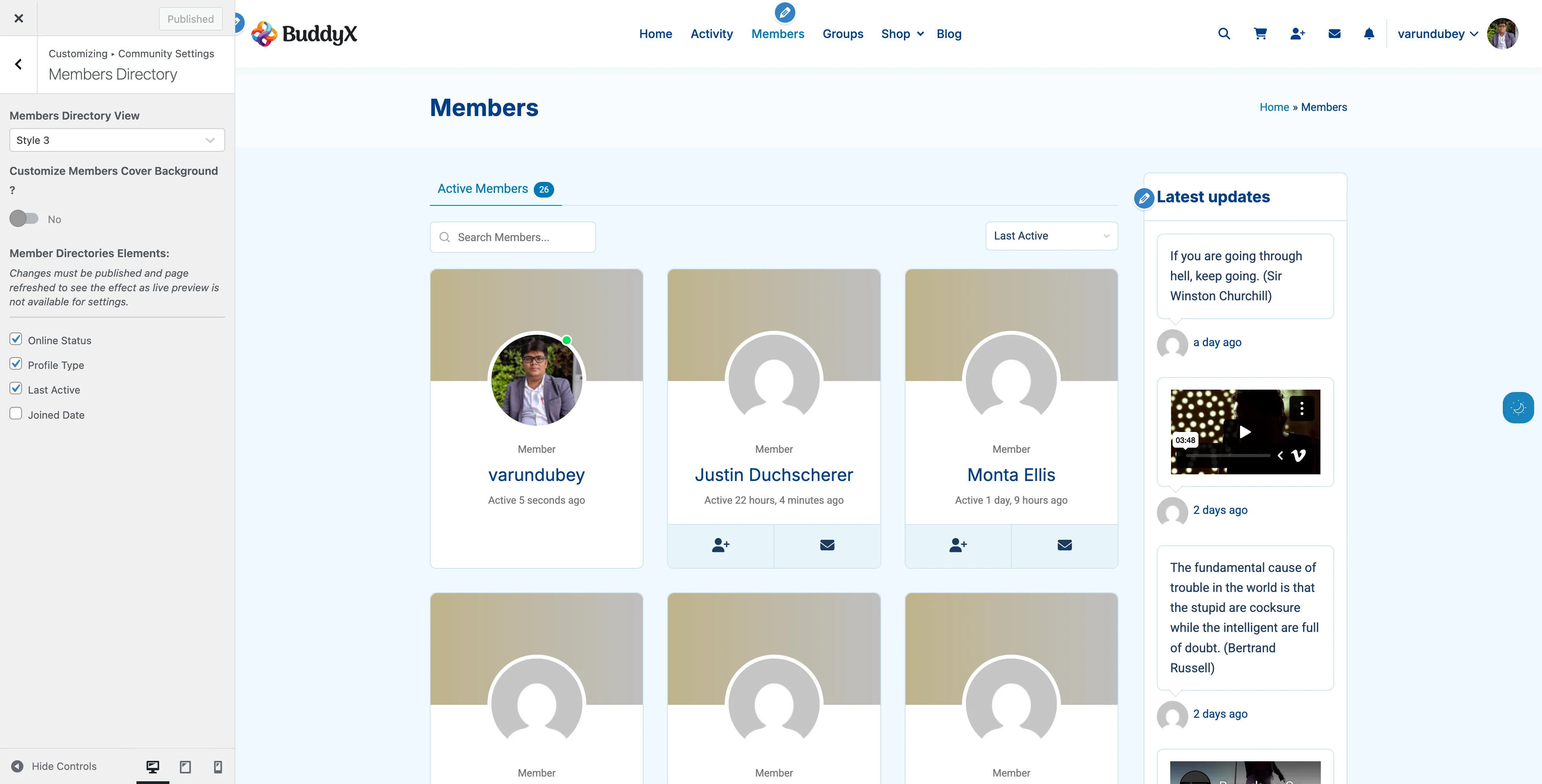 Members Directory Style 3
