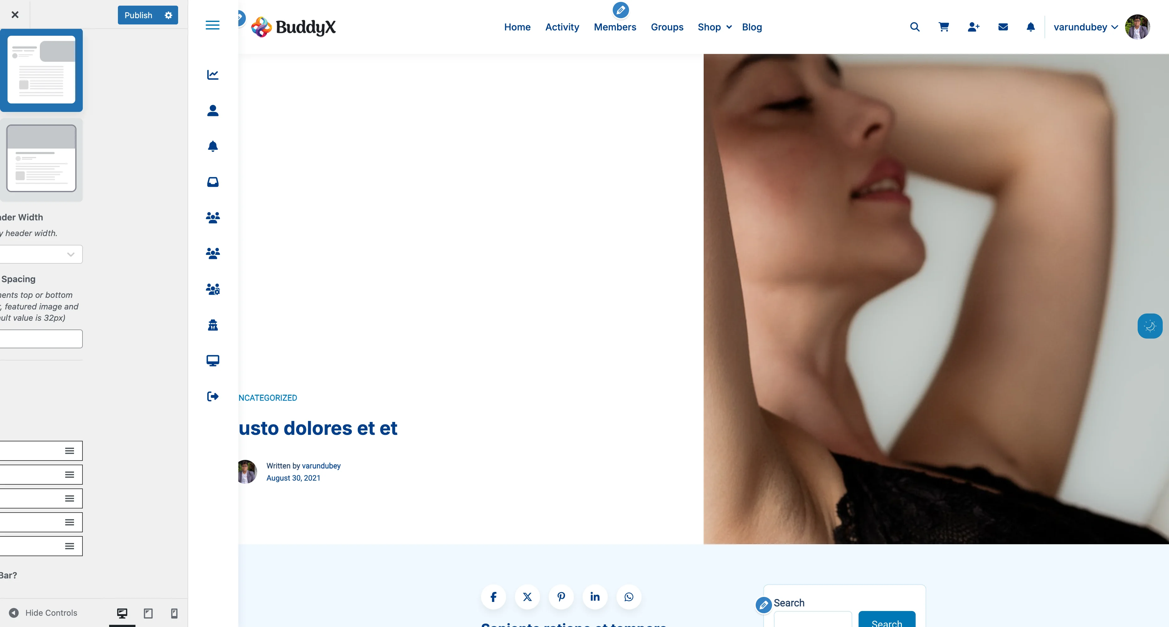 Single Post Title Layout 1