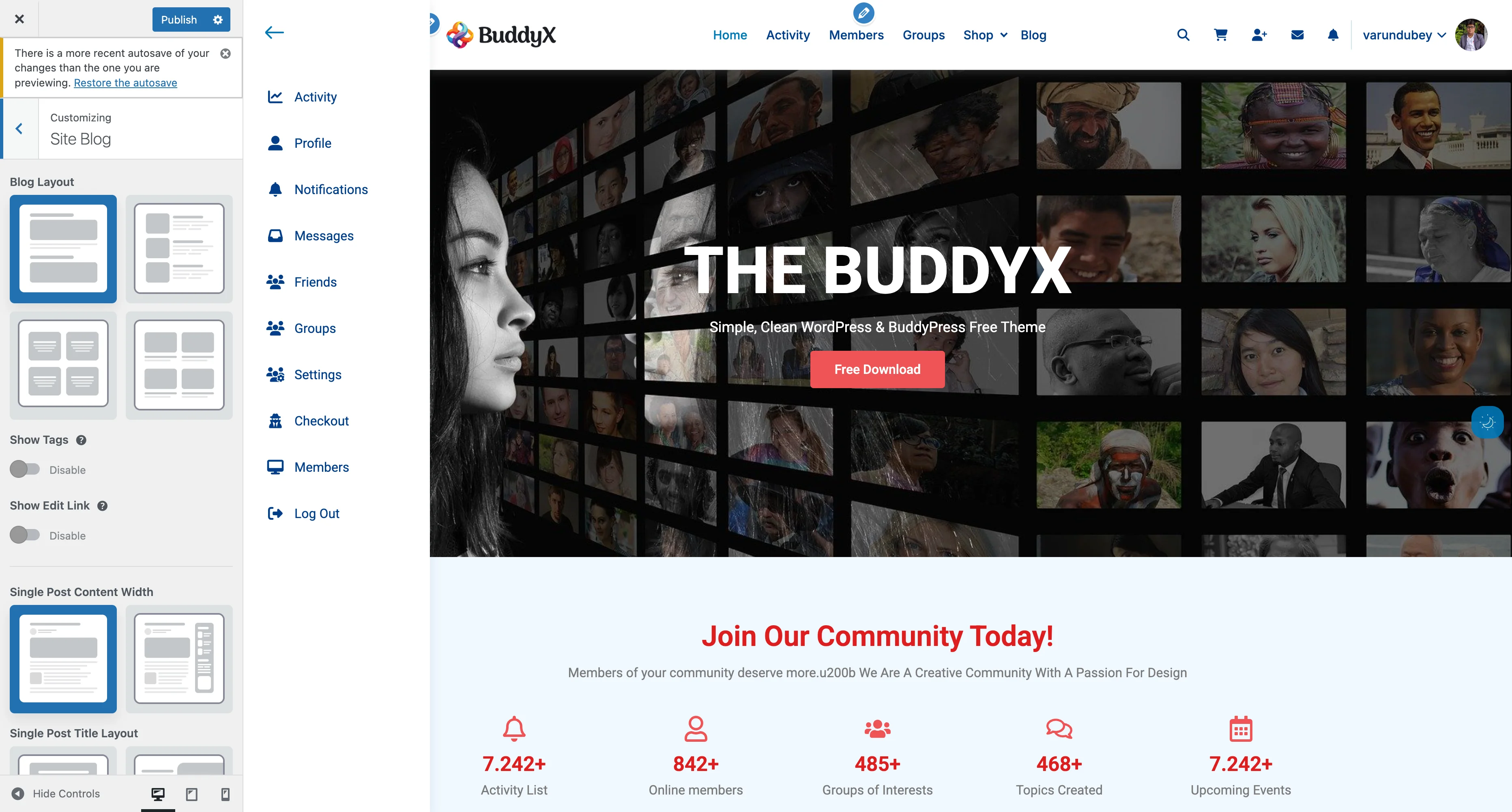 Masonry Blog Layout