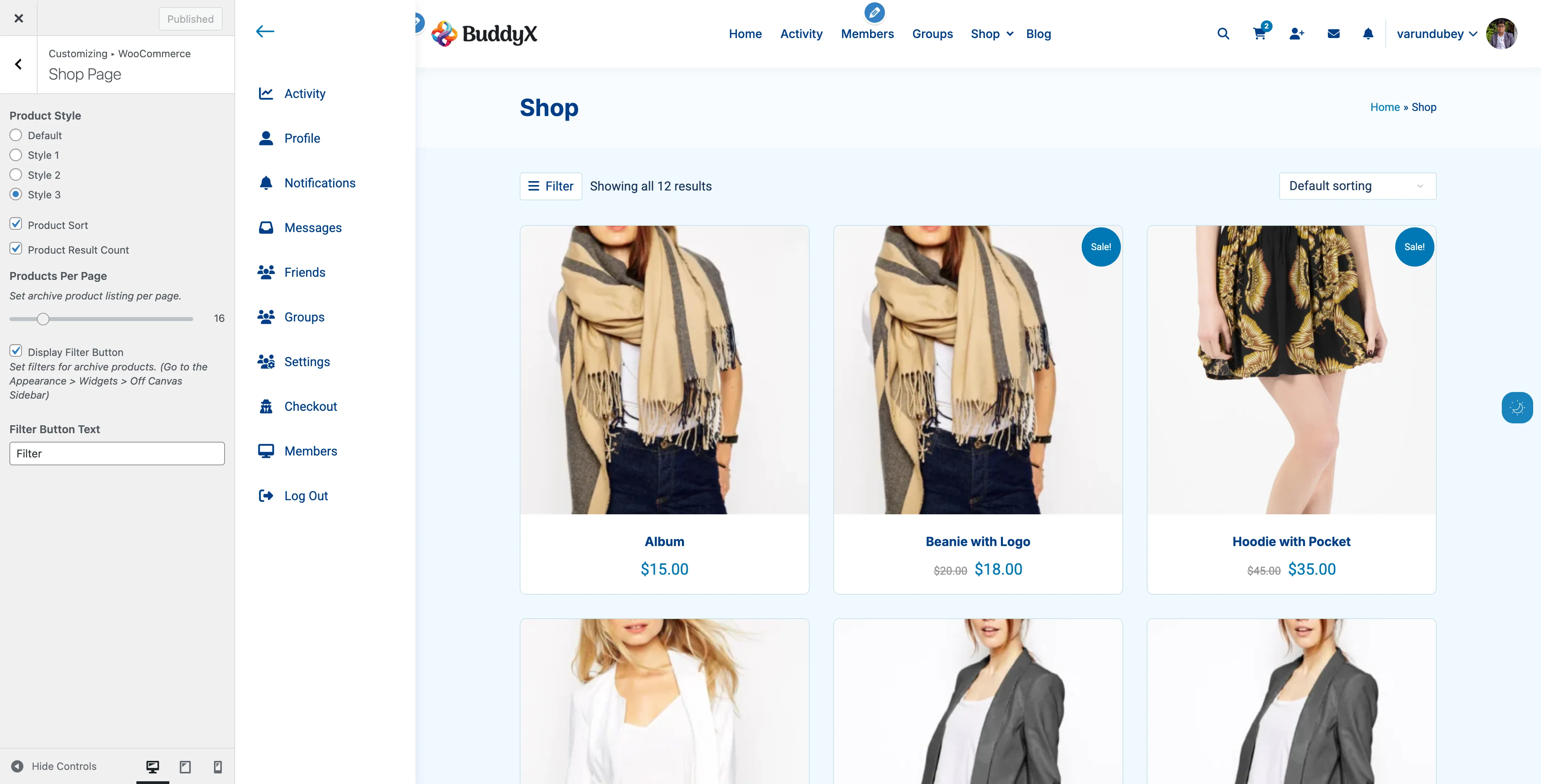 WooCommerce Shop Style 3