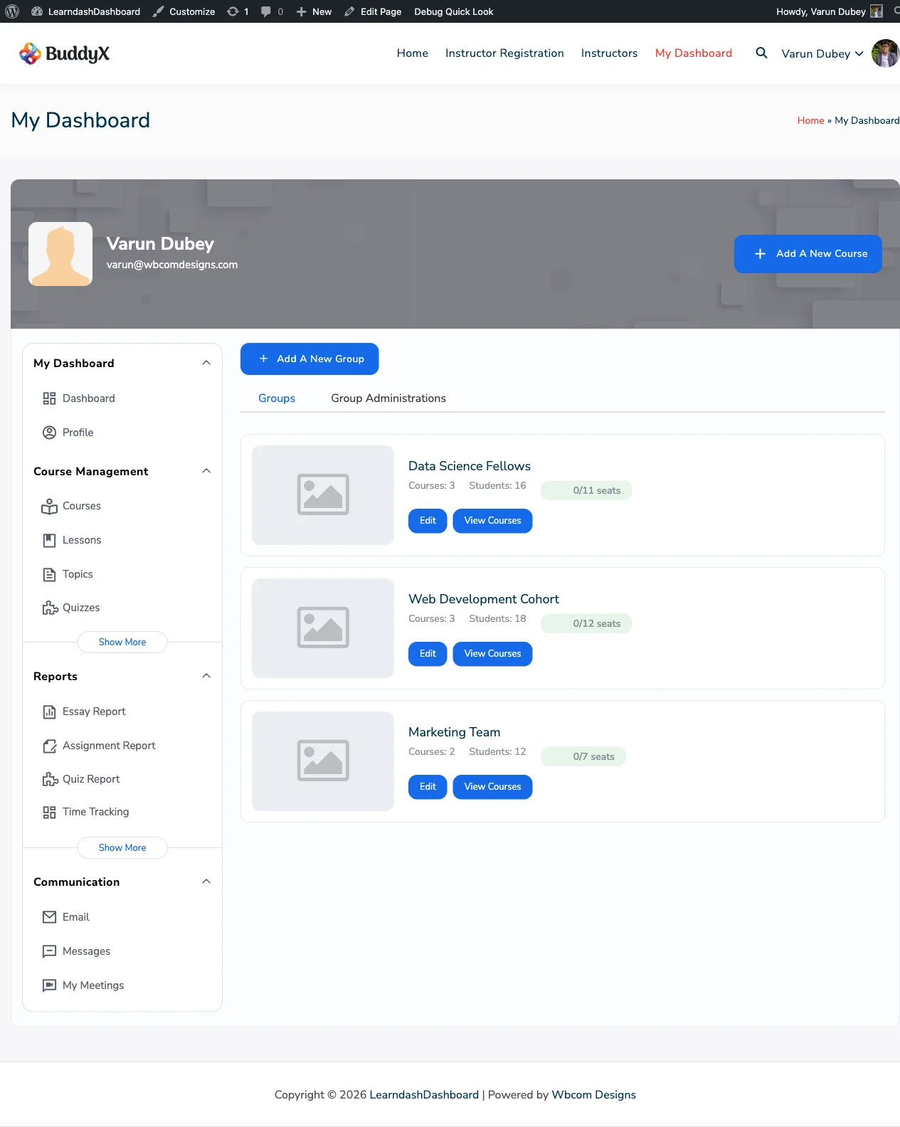 Admin Groups Overview