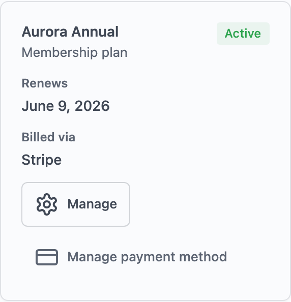 Subscription card