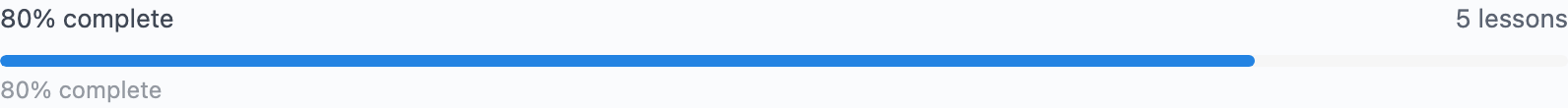Progress indicator