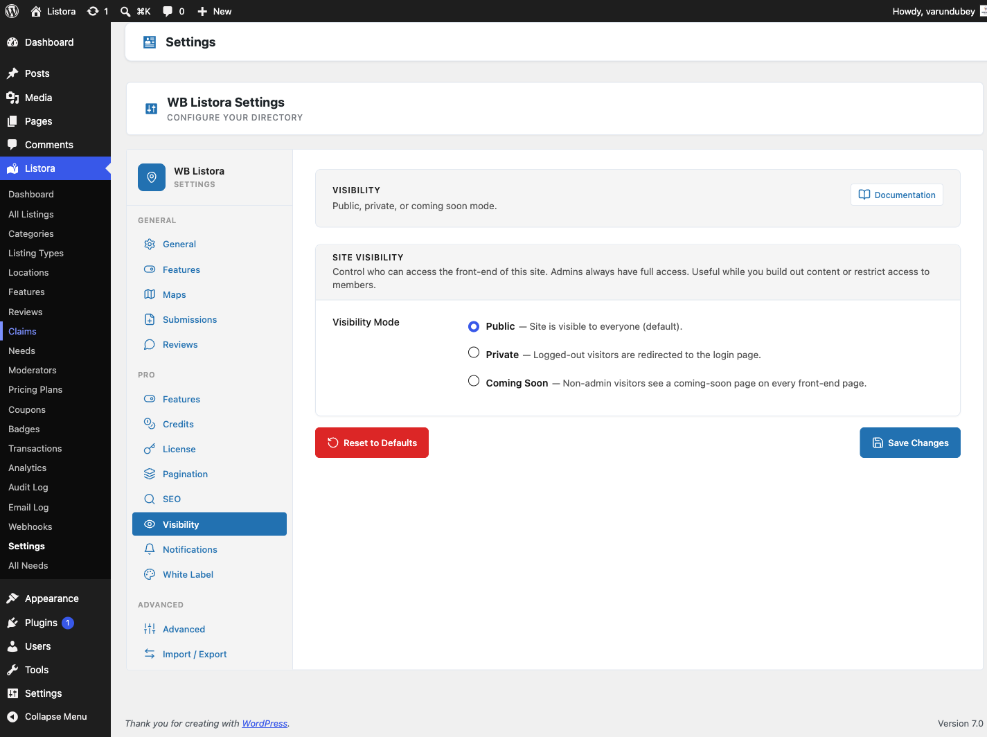 Coming Soon — screenshot from the modernized 1.0.5 site