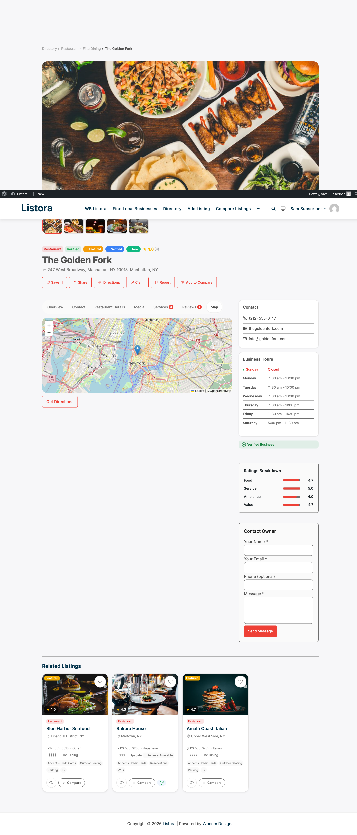 Google Maps — screenshot from the modernized 1.0.5 site