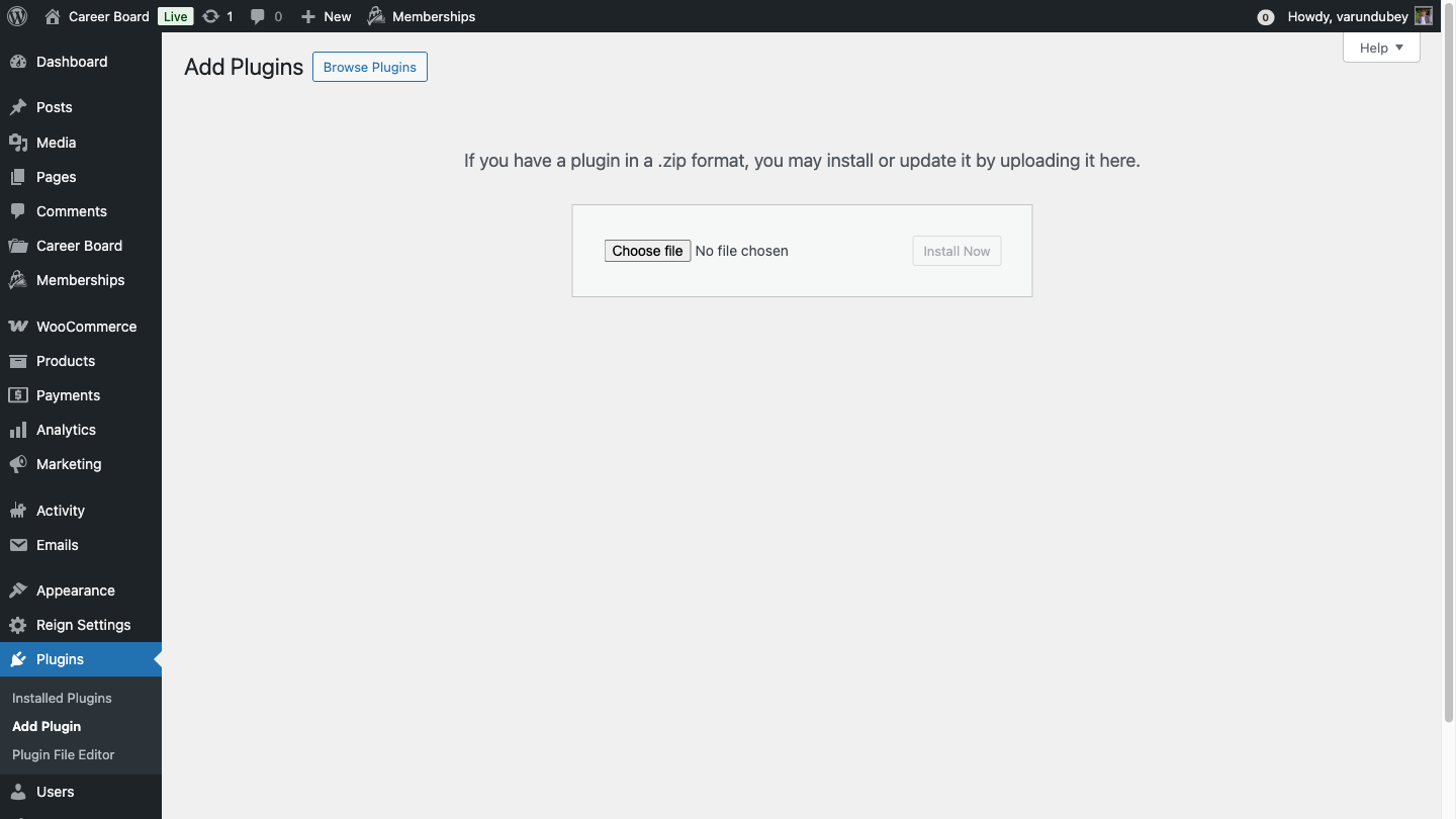 Pro Plugin Upload