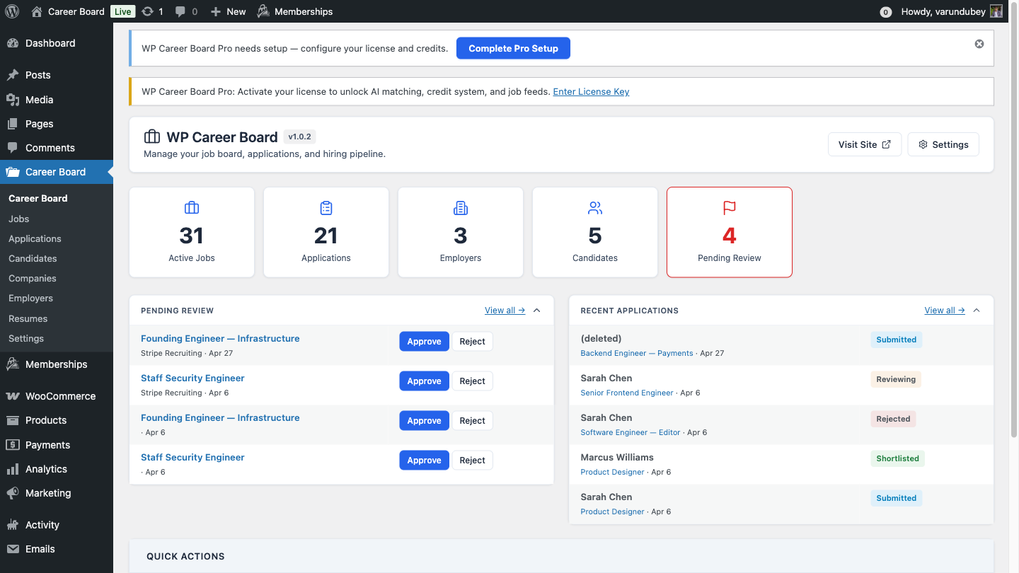 WP Career Board Pro - Feature Overview