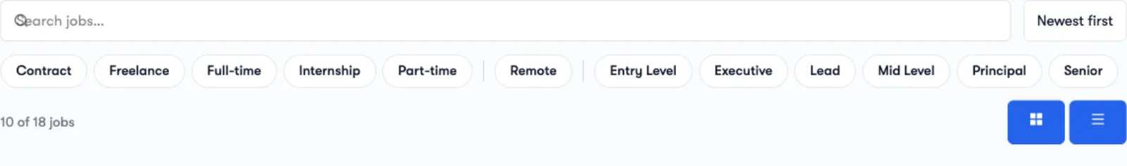 Job Search Bar