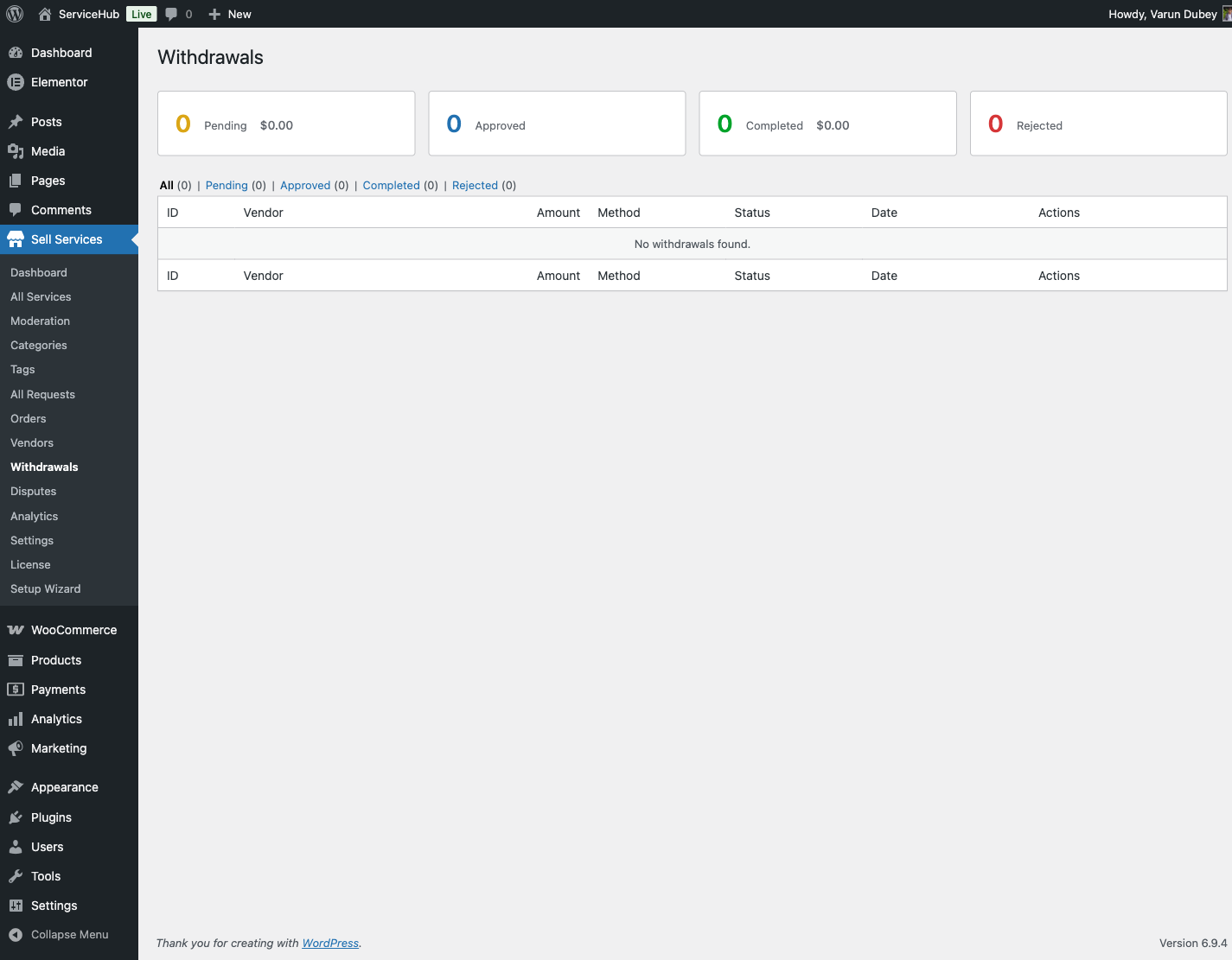 Withdrawal Approvals
