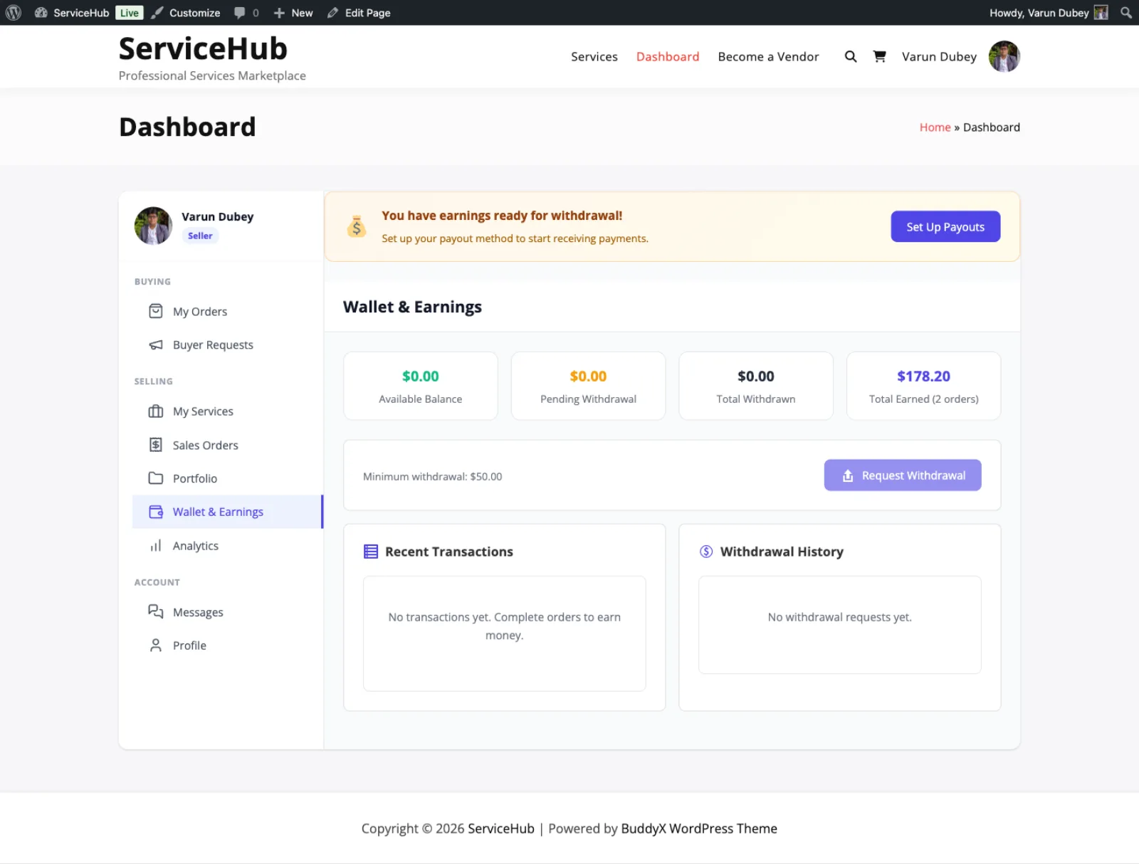Withdrawal Request